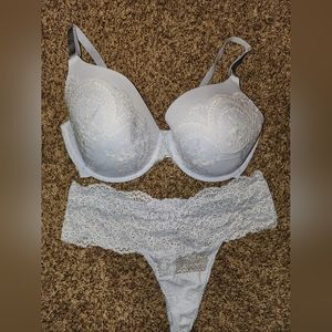 Soma Light Blue Bra and Panty Set